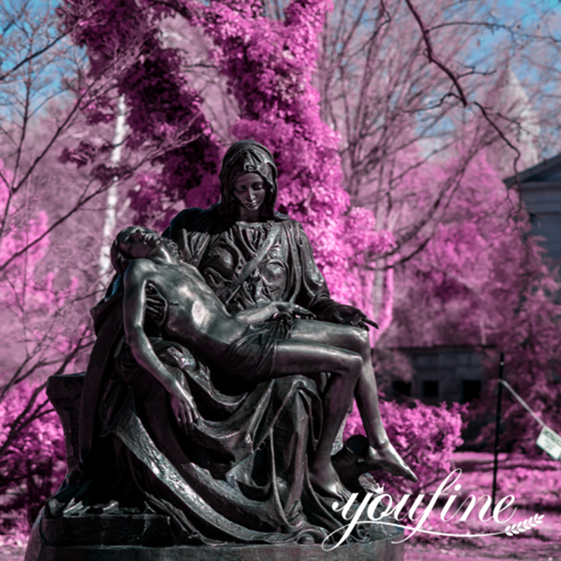 bronze pieta sculpture