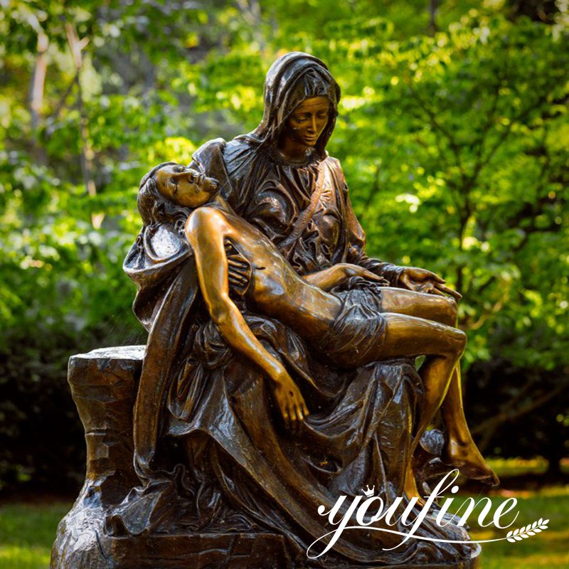 bronze pieta statue